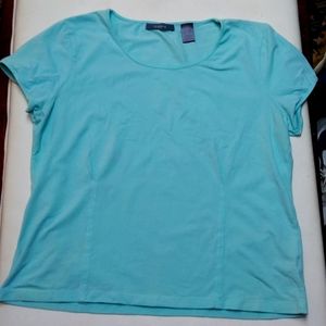 Women's Liz Claiborne T Shirt Light Blue size XL